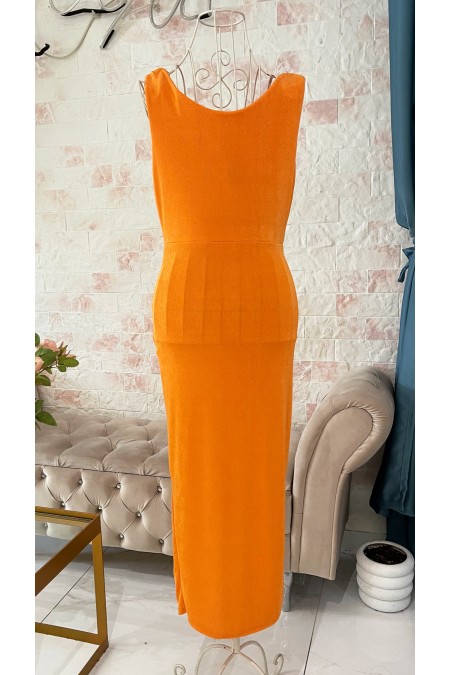 Tikonia Dress Orange